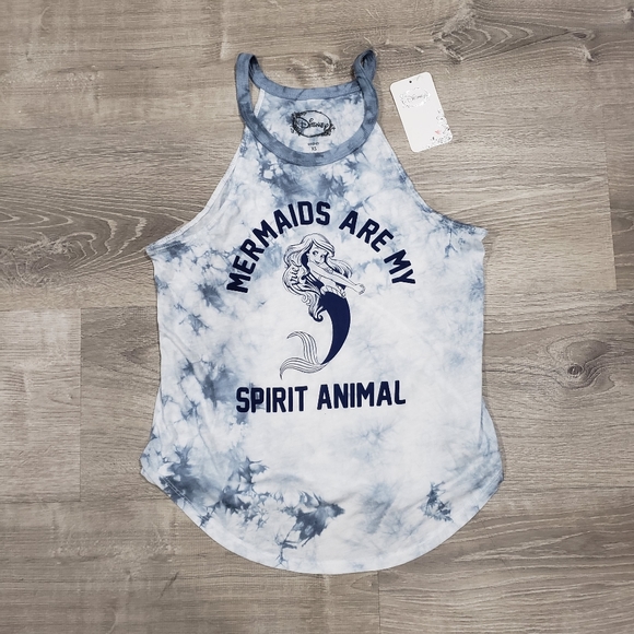 Disney Little Mermaid Tank Top NWT - Picture 1 of 2